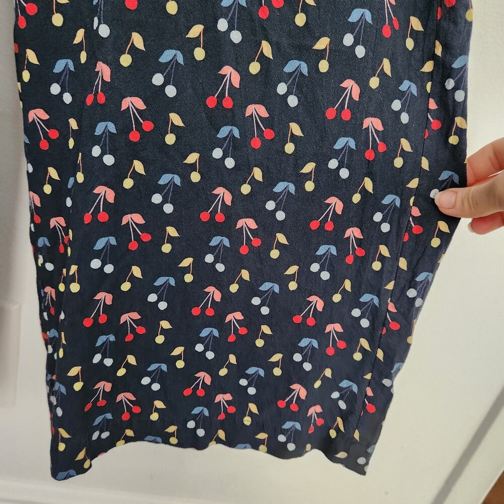 Women's Navy Floral Sleeveless Jumpsuit with Tie Waist - Picture 6 of 9